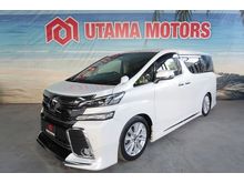 BIG SALE SPECIAL 2016 Toyota Vellfire 2.5 ZA MODELISTA ALPINE READY STOCK UNIT