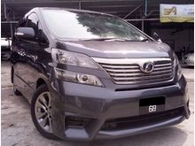 TRUE YEAR 2011 Toyota Vellfire 2.4 Z Platinum POWER DOOR/ POWER BOOTH / 7 SEATERS