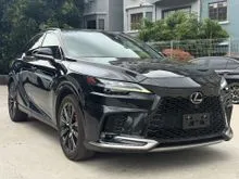 MARK LEVINSON 2023 Lexus RX 350 2.4 F Sport Handling BLACK REAR ELECTRIC SEAT PANROOF FULL SPEC SUV