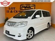 ORI 2006 Toyota Alphard 2.4 (A) MPV 8 SEATER ANDROID PLAYER WITH REVERSE CAMERA 2 POWER DOOR