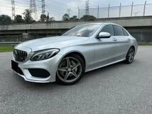 2015 Mercedes-Benz C180 1.6 AMG Full Service Record 120K Mileage With Mercedes Benz Power Boot Head-Up Display Lane Keep Assist Pre-Crash