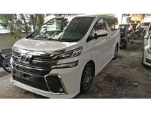2015 Toyota Vellfire 2.5 ZG/4 cameras/JBL/Pre-Crash