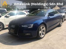 2013 Audi A5 2.0 TFSI Quattro Hatchback Camera Paddle Shift Nice Car