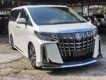 BIGSALE 2018 Toyota Alphard 2.5 G S C Package MPV FULL SPEC 3 EYES LED MODELLISTA SUNROOF 2 POWER DOORS POWER BOOT TPMS DRIVING RECORDER