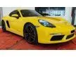 Used 2018 Porsche 718 2.0 Cayman Coupe//Under Warranty From Porsche Malaysia December 2025//Carking Condition//VVIP Owner//