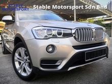 2015 BMW X3 2.0 xDrive20d SUV * 1 LADY OWNER * 45,000KM ORIGINAL LOW MILEAGE * UNDER WARRANTY * REGISTRATION CARD ATTACHED
