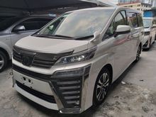 2018 Toyota Vellfire ZG 2.5 NEW FACELIFT SUNROOF FULL LEATHER SEAT UNREG18