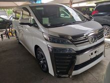 2018 Toyota Vellfire ZG 2.5 NEW FACELIFT FULL SET ALPINE SUNROOF FULL LEATHER SEAT UNREG18