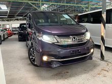 2016 Honda Step WGN 1.5 VTEC TURBO Spada Cool Spirit ** MEGA SPEC / PRE CRASH / LKA / SEMI LEATHER SEATS / SUN BLIND ** FREE 5 YEAR WARRANTY **