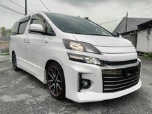 Hari Raya Big Big Promotion !! 2013 Toyota Vellfire G'S (A) 2.4cc Japan Unit Unreg !! Welcome View & Test Drive !!