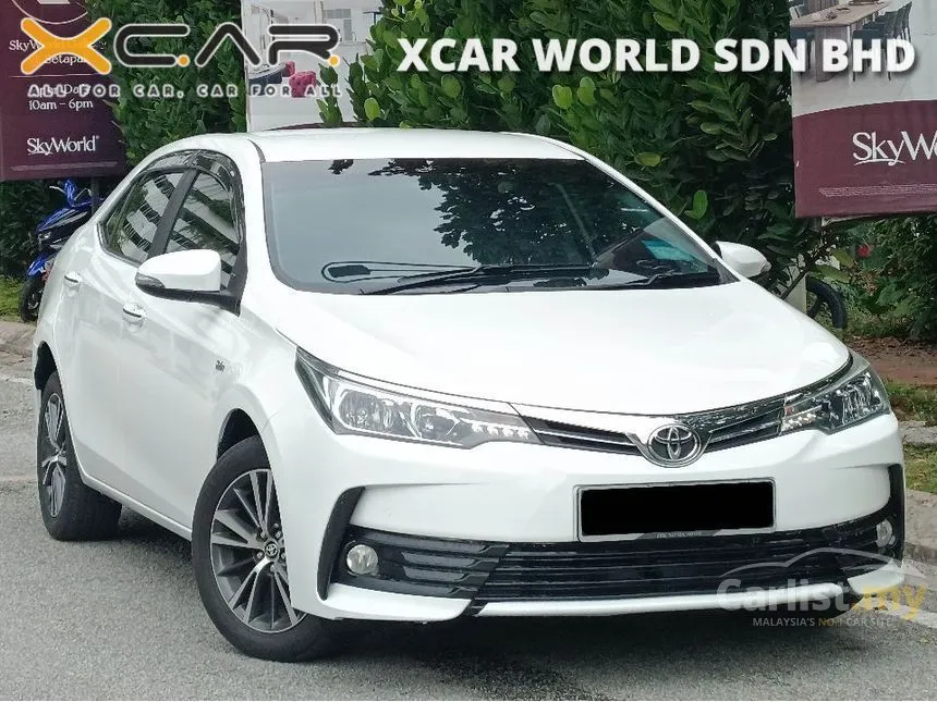2018 Toyota Corolla Altis E Sedan