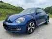 Used 2013 Volkswagen The Beetle 2.0 TSI Coupe # RARE UNIT # SUNROOF # EA888 ENGINE # ORI MILEAGE 110K # DSG GEARBOX # PADDLE SHIFT # LEATHER SEAT # T/SCREE