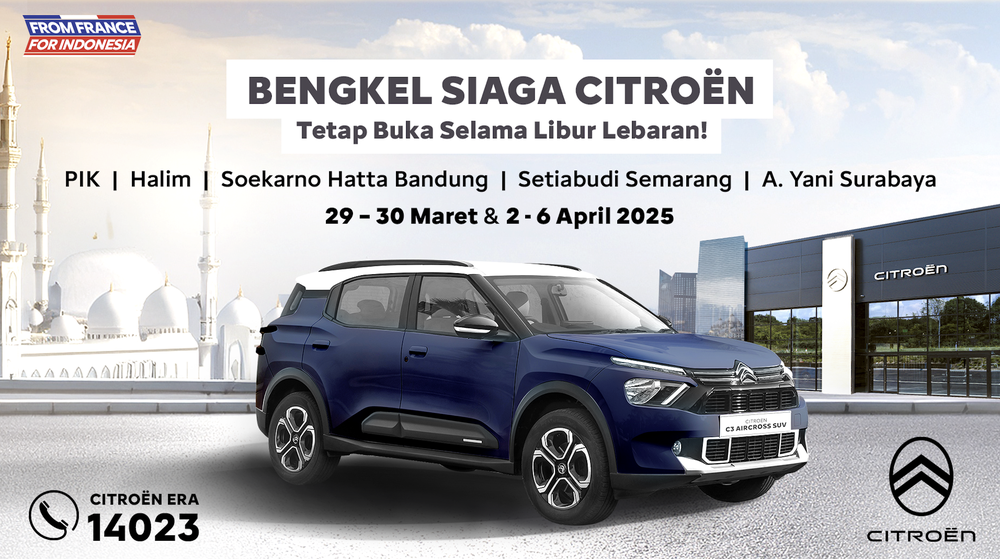 Siaga Ramadan, Citroën dan Jeep Berikan Promo Menarik serta Layanan Servis untuk Mudik Lebih Aman