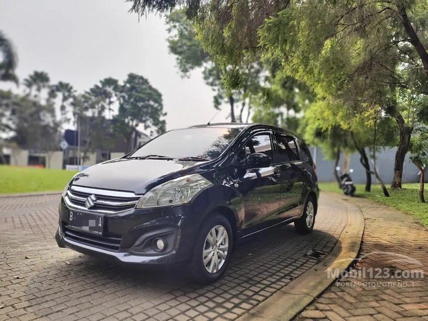 Jual Mobil Suzuki Ertiga 2016 GL 1.4 di Banten Automatic MPV Hitam Rp 108.000.000