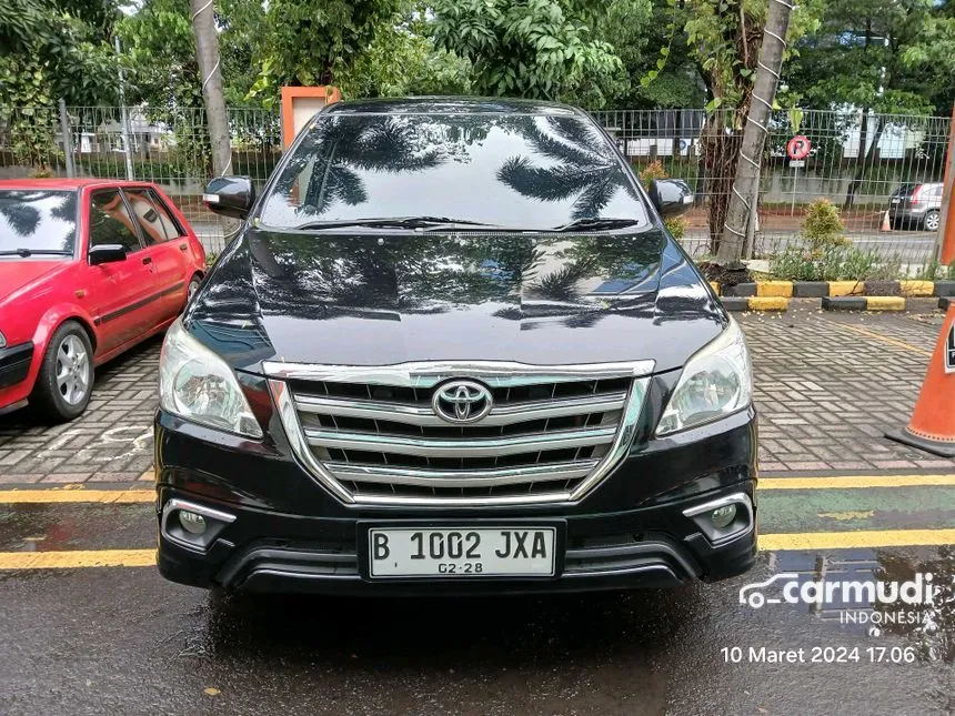 Jual Mobil Toyota Kijang Innova 2015 V 2.0 di DKI Jakarta Automatic MPV Hitam Rp 202.000.000