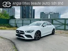 2023 Mercedes-Benz CLA35 AMG 4MATIC Grade 5A 5,xxx KM Unregistered Ready Stock PanoramicRoof Multibeam LED Headlights Ambient Light 360 Camera