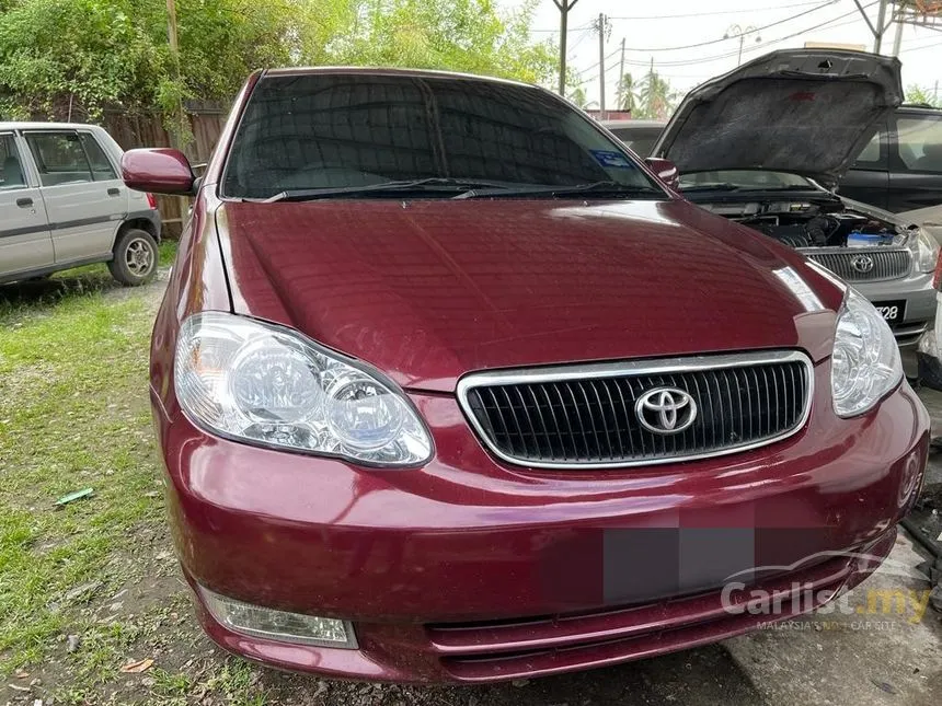 2001 Toyota Corolla Altis G Sedan