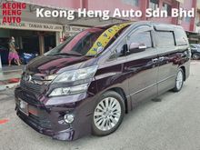 2013/2015 Toyota Vellfire 2.4 Z MPV *8 Seated* 2 years GMR Warranty