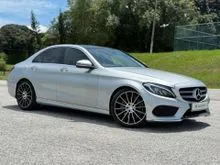 2016 Mercedes-Benz C300 AMG LINE 2.0 (GENUINE LOW MILEAGE , PANORAMIC ROOF , POWER BOOT , KEYLESS ENTRY )
