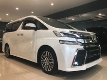 2015 Toyota Vellfire 2.5 Z G Edition MPV ALPINE PLAYER , POWER BOOT