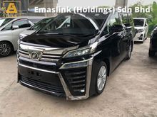 2018 Toyota Vellfire 2.5 MPV Unreg Toyota Vellfire Z 7seats 360view PowerBoot Push Start 2Led 7G SST Deduction