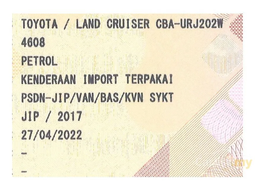 2017 Toyota Land Cruiser ZX SUV