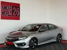 ORI2017 Honda Civic 1.5 TC-P VTEC PREMIUM ORIGINAL MODULO/1OWNER/LED HEADLAMP/1YR WARRANTY/PADDLESHIFT/E-LEATHER SEAT