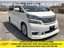 Toyota Vellfire 3.5(A) ZP SPEC PUSH START BUTTON 2P DOOR POWER BOOT REVERSE CAMERA