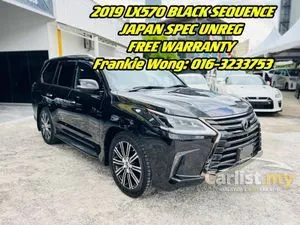 2019 Lexus LX570 5.7 BLACK SEQUENCE JAPAN SPEC CLEAR STOCK PROMOTION 100UNIT ( FREE SERVICE / FREE COATING / FREE WARRANTY / FREE TOWER )