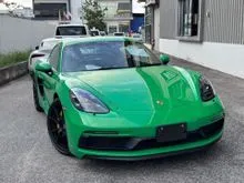2022 Porsche 718 4.0 Cayman GTS Coupe