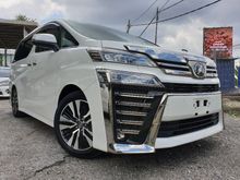 2019 Toyota Vellfire ZG z g 2.5 Clearance Stock