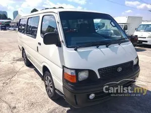 2001 Toyota Hiace 2.4 / 2.5 WINDOW VAN (M) - LOW ROOF / 15 SEAT  / CONDISI CANTIK