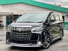 2018 Toyota Alphard 2.5 Sc Spec JBL Surround Sound System Inner View Mirror Blind Spot Mirror PKSB Full Modellista Body Kit Unregistered