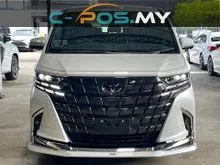 2023 Toyota Alphard 2.5 Z MPV/Modellista Bodykit//DIM/PANAROMIC ROOF/WIRELESS CHARGING/LOW MILEAGE/5A CONDITION
