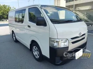 2015 Toyota Hiace 2.5 Panel Van Van
