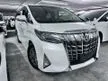 Recon 2020 Toyota Alphard 2.5 X Spec (3BA) 8 Seater with 2 Power Door Mileage 26k km Japan Auction Sheet Report Provided