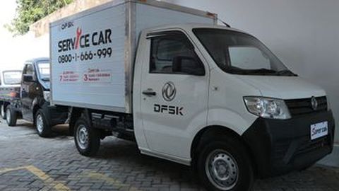 Banyak Digunakan untuk Logistik, DFSK Maksimal Melayani Service Super Cab saat PSSB