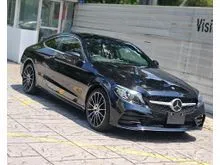 2020 Mercedes-Benz C180 1.5 AMG Line Sport Coupe, GRADE 4.5A, ORI 6K KM, RED LEATHER, PANORAMIC ROOF, HUD, BSA, MUTILBEAM LED HEADLIGHTS