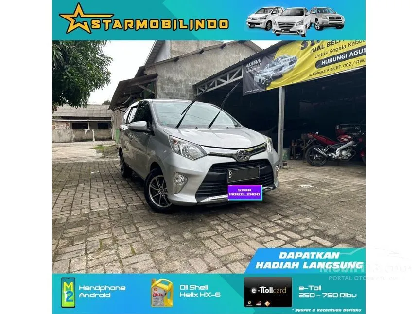 Jual Mobil Toyota Calya 2019 G 1.2 di Jawa Barat Automatic MPV Silver Rp 112.000.000