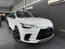 2023 Lexus RX 350 2.4 F Sport Handling SUV RED INTERIOR/PANROOF/360 CAMERA/HUD/DIM/BSM/FULL LEATHER SEATS UNREGISTERED