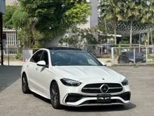 2022 Mercedes-Benz C200 1.5 AMG Line Sedan Sunroof 4Cam Led Headlamps HUD BSM Can Nego high grade