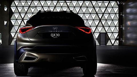 All-New Infiniti QX30 Concept Teased Ahead Of Geneva Motor Show