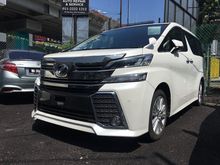 2015 Toyota Vellfire 2.5 Z SPEAC 8 SEATER TWO POWER DOOR BLACK INTERIOR
