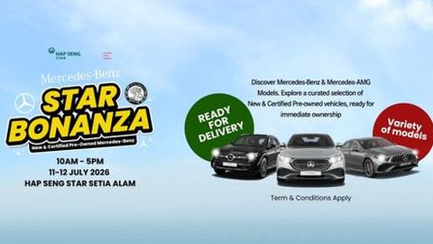 Discover your next Mercedes-Benz at Hap Seng Star's Star Bonanza this 11–12 July