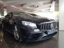 2018 Mercedes-Benz S63 AMG 4.0 Coupe Panoramic Roof Power Boot Head Up Display Vacuum Door Push Start Button Burmester Sound System Paddle Shift Keyless-Go Xenon Light LED Daytime Running Light
