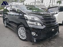 2013 Toyota Vellfire 2.4 Z ALPINE ROOF MON UNREG