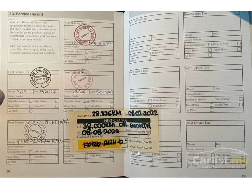 Used 2020 Ford Ranger 2.0 Wildtrak High Rider Pickup Truck 4WD Bi-Turbo