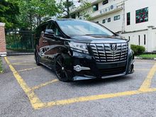 ALPINE DVD , UNREGISTER Toyota Alphard 2.5 SC Package MPV , PILOT SEAT , HALF LEATHER SEAT , POWER BOOT , TEIN SUSPENSION!!! NEW STOCK!!!
