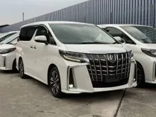2021 Toyota Alphard 2.5 SC Package MPV 3LED DIM BSM PB UNREG SPARE TYRE