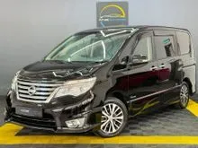 2016 Nissan Serena 2.0 S-Hybrid High-Way Star MPV ANDROID PLAYER / LEATHER SEAT / ROOF MONITOR / WARRANTY